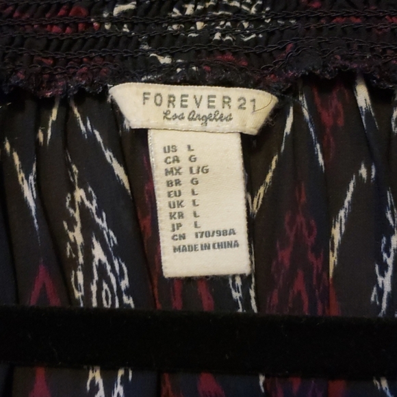 Paisley Printed Sheer Top - Picture 3 of 4